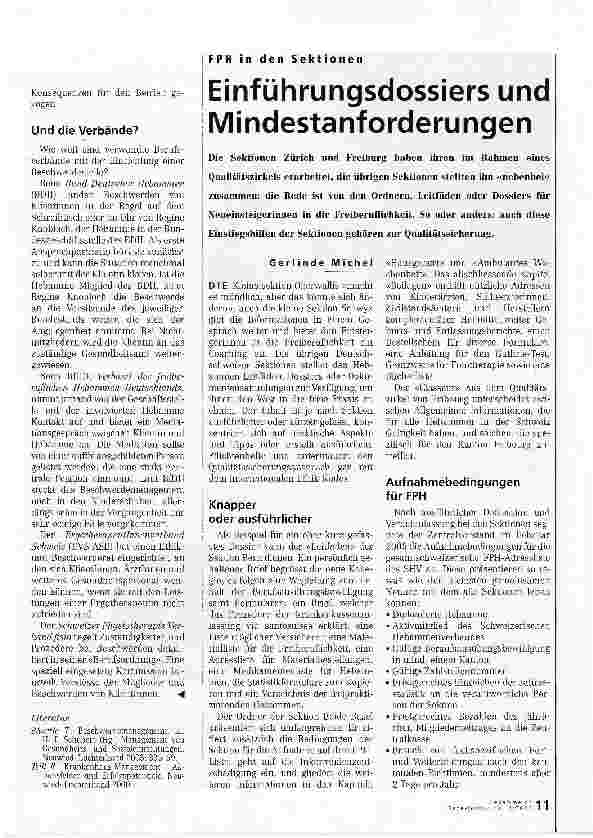 Vorschauseite 2: Beschwerdemanagement für FPH