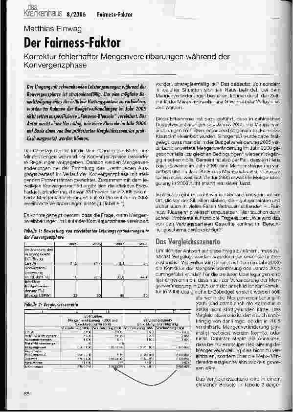 Vorschauseite 1: Der Fairness-Faktor