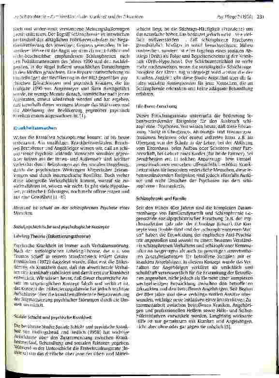 Vorschauseite 2: Die Schizophrenie - Zum Verständnis der Krankheit und der Erkrankten