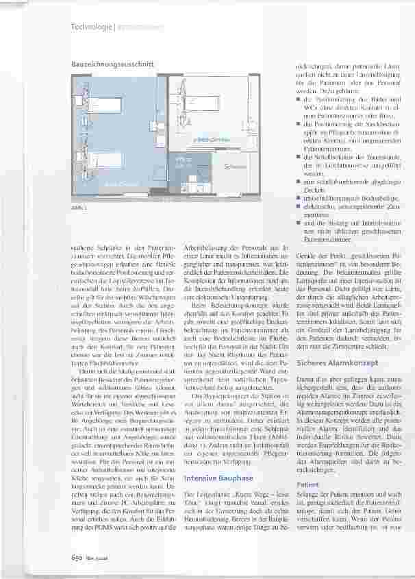 Vorschauseite 3: Neubau einer Intensivstation Intensive Ruhe