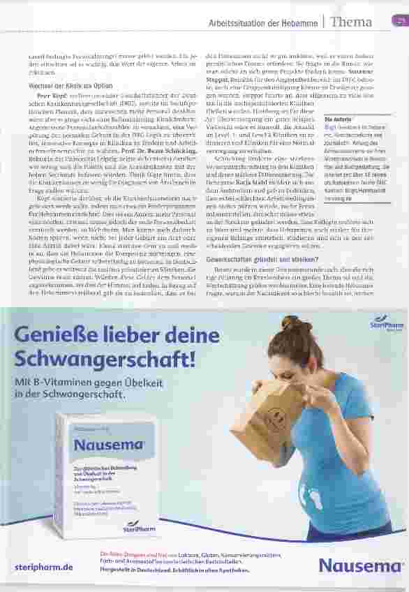 Vorschauseite 2: Hebammenkongress in Hamburg Brot und Rosen