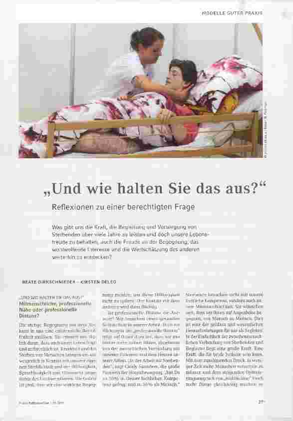 Vorschauseite 1: Und wie halten Sie das aus?