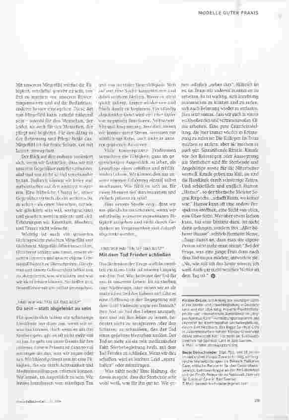 Vorschauseite 3: Und wie halten Sie das aus?