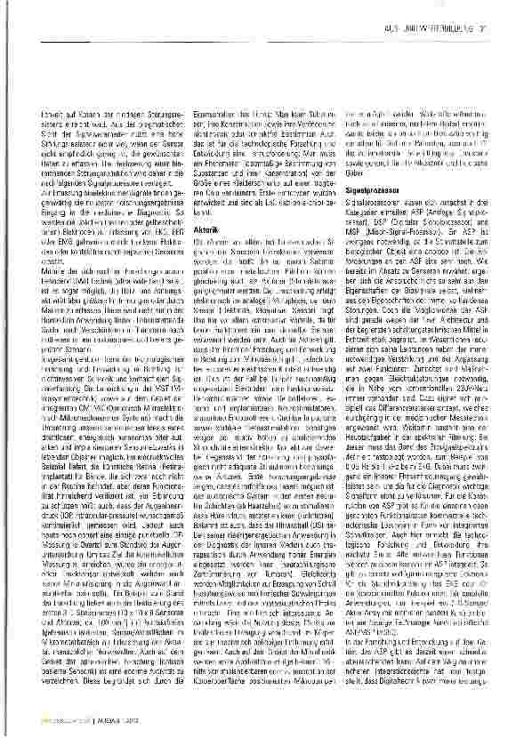 Vorschauseite 2: Aktuelle Forschung und praktische Anwendung