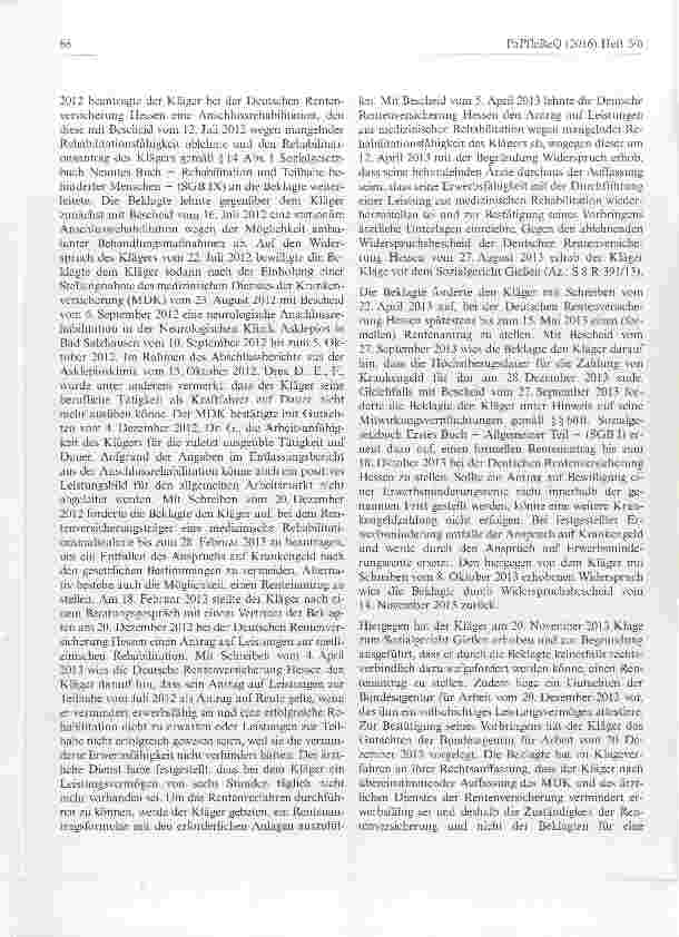 Vorschauseite 2: Krankenkasse ist nicht berechtigt, die Auszahlung von Krankengeldwegen einer fehlenden Rentenantragstellung des Klägers zu verweigern