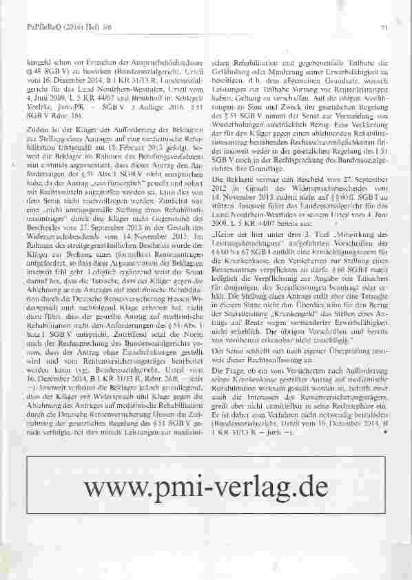Vorschauseite 5: Krankenkasse ist nicht berechtigt, die Auszahlung von Krankengeldwegen einer fehlenden Rentenantragstellung des Klägers zu verweigern