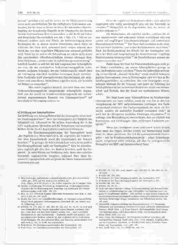 Vorschauseite 3: Verfassungsrechtliche Vorgaben zur Berücksichtigung Wissenschaft lieber Erkenntnisse am Beispiel delegierter Hausbesuche