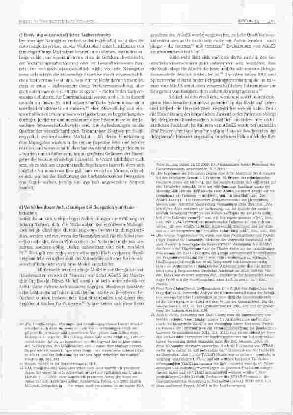 Vorschauseite 4: Verfassungsrechtliche Vorgaben zur Berücksichtigung Wissenschaft lieber Erkenntnisse am Beispiel delegierter Hausbesuche