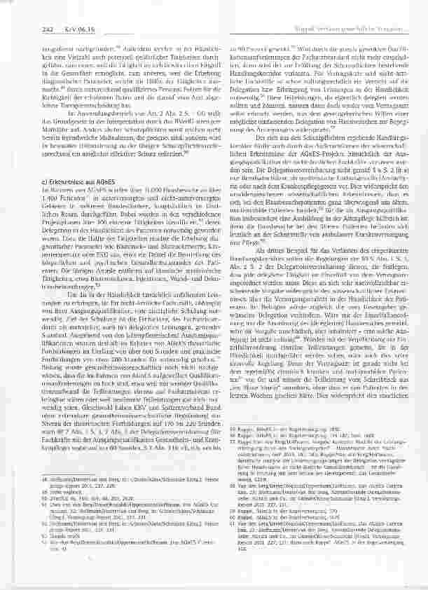 Vorschauseite 5: Verfassungsrechtliche Vorgaben zur Berücksichtigung Wissenschaft lieber Erkenntnisse am Beispiel delegierter Hausbesuche