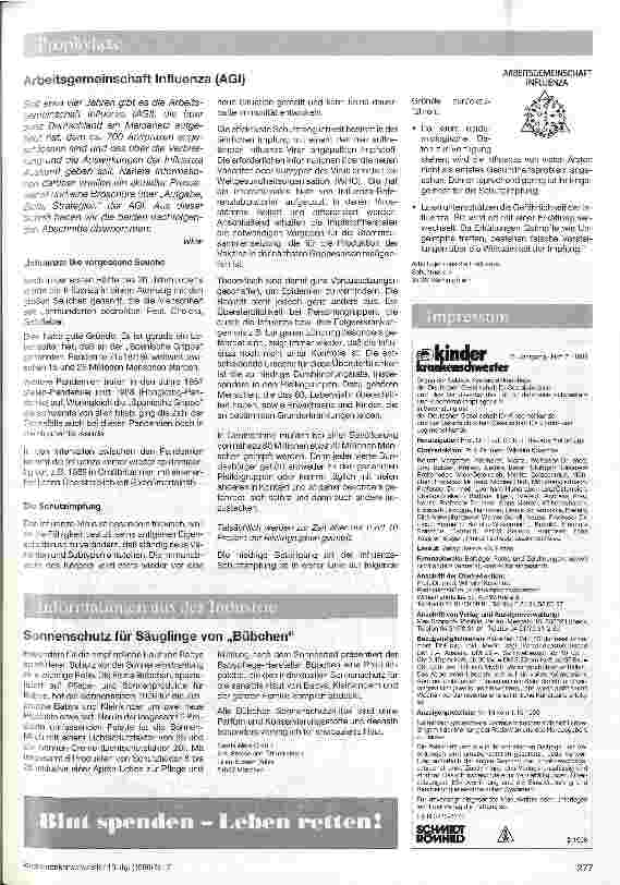Vorschauseite 1: Arbeitsgemeinschaft Influenza ( AGI )