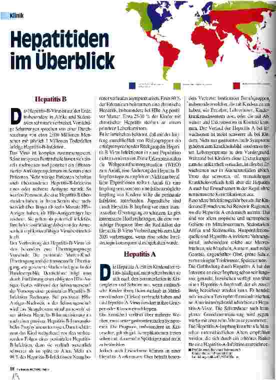 Vorschauseite 1: Hepatitiden im Überblick