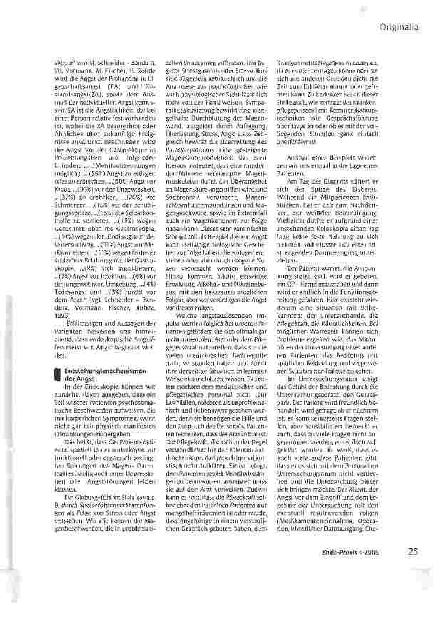 Vorschauseite 3: Die Angst vor dem endoskopischen Eingriff