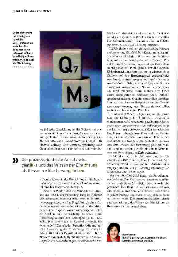 Vorschauseite 3: Die neue ISO 9001