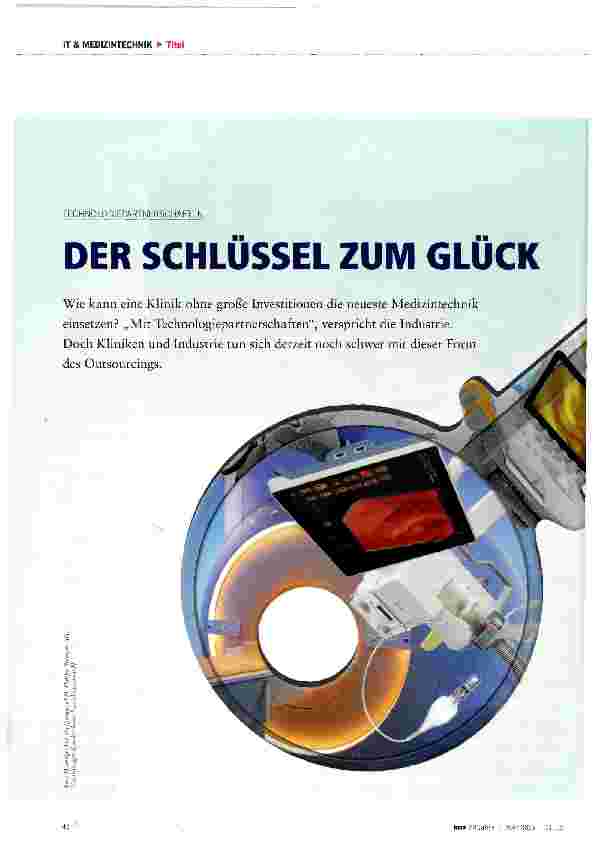 Vorschauseite 1: DER SCHLÜSSEL ZUM GLUCK