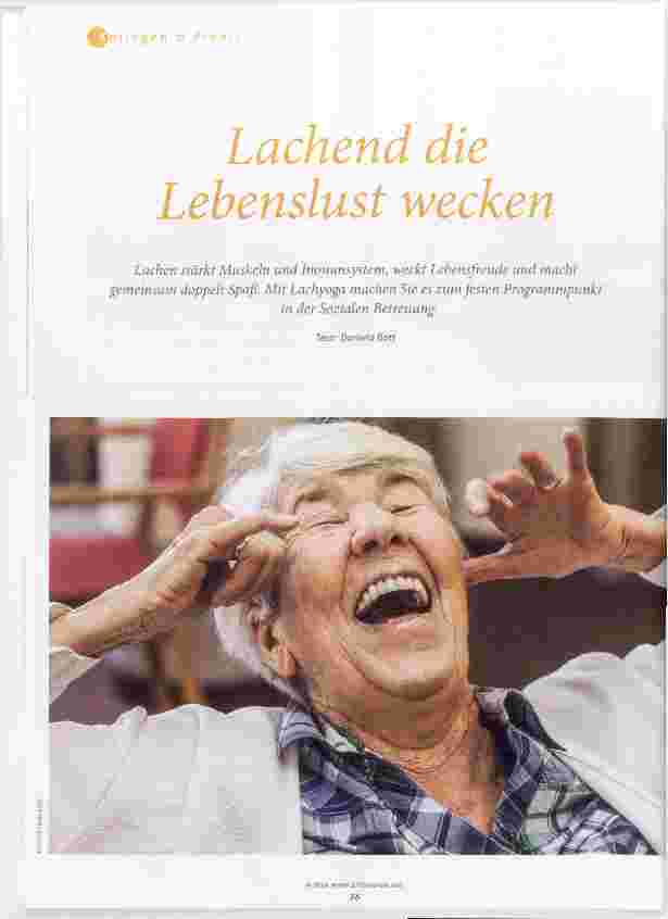 Vorschauseite 1: Lachend die Lebenslust wecken