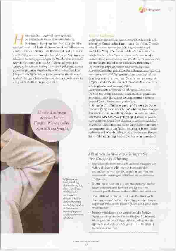 Vorschauseite 2: Lachend die Lebenslust wecken