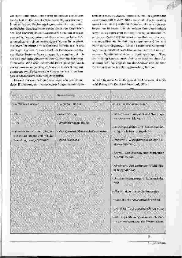 Vorschauseite 3: Krankenhausfinanzierung