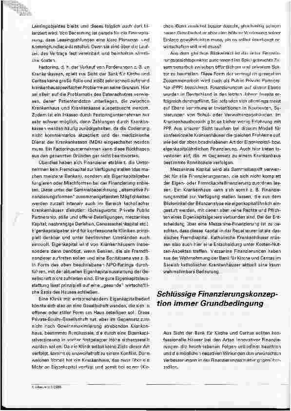 Vorschauseite 6: Krankenhausfinanzierung