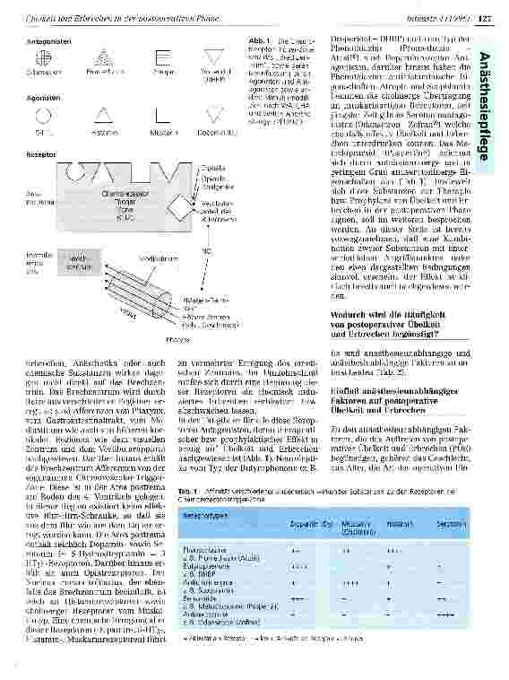 Vorschauseite 2: Übelkeit und Erbrechen in der postoperativen Phase -Ursachen, Probleme und prophylaktische Maßnahmen