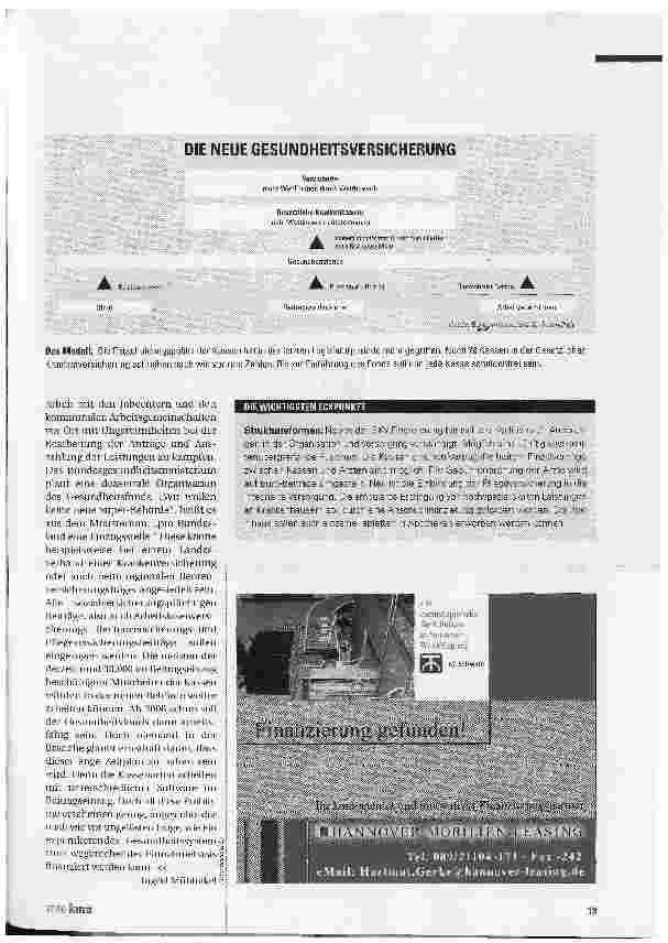 Vorschauseite 4: KENNZAHLEN DER GESUNDHEITSVERSORGUNG