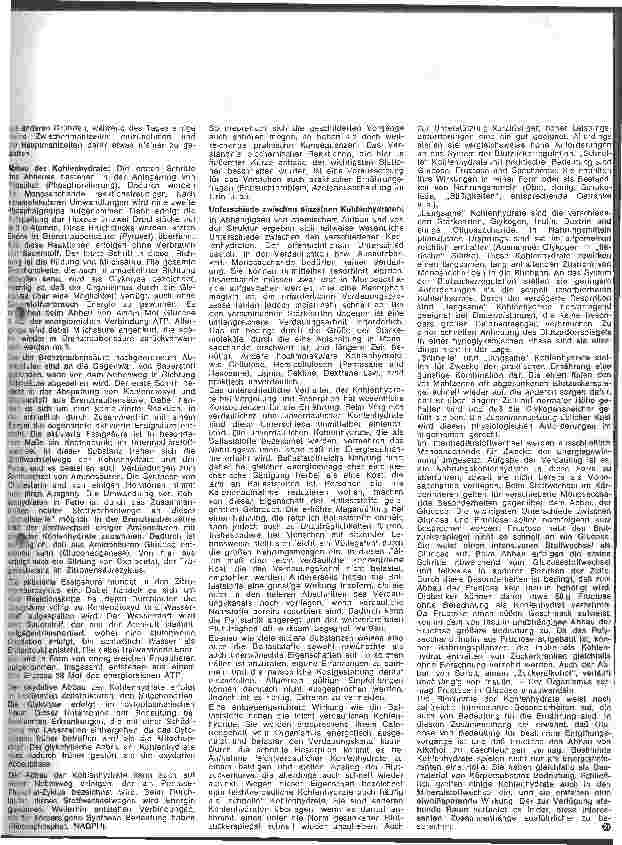 Vorschauseite 2: Grundzüge der Ernährung des gesunden Menschen 15. Folge: Chemie und Stoffwechsel der Kohlenhydrate