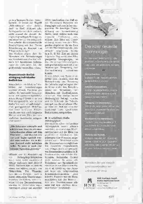 Vorschauseite 2: Pflegeerfahrungen körperbehinderter Patienten im Krankenhaus