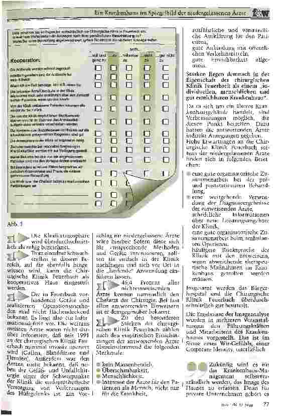 Vorschauseite 3: Ein Krankenhaus im Spiegelbild der niedergelassenen Ärzte