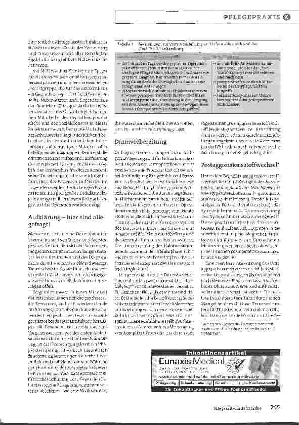Vorschauseite 2: Aufklärung und Beratung sind wichtig