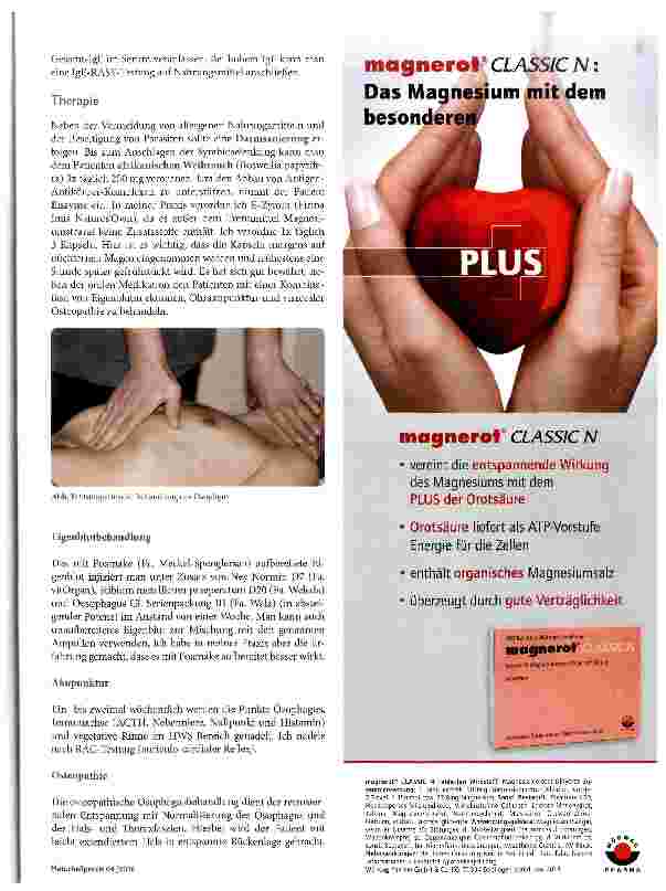 Vorschauseite 2: Osophagus Pathologie und Therapiemöglichkeiten