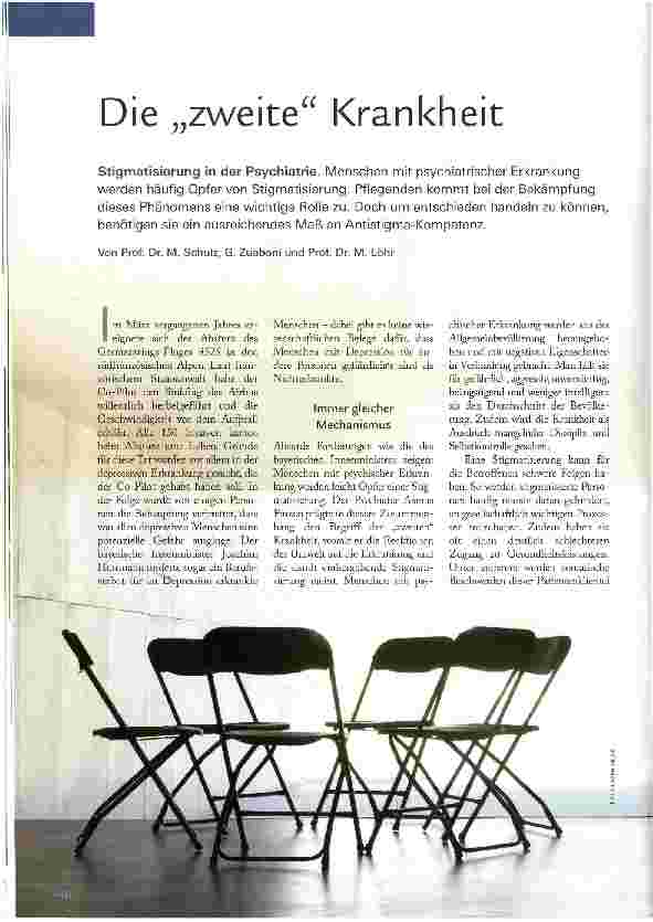 Vorschauseite 1: Die „zweite Krankheit