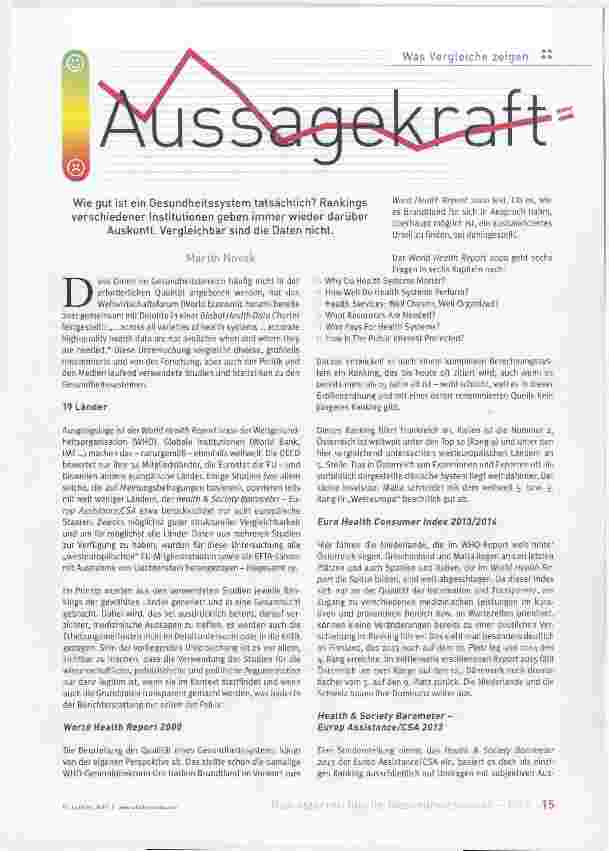 Vorschauseite 1: Aussagekraft