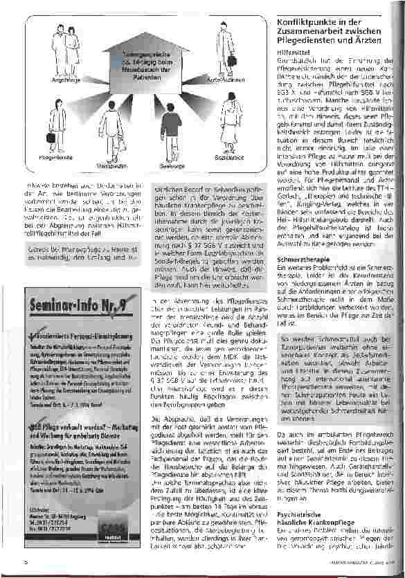 Vorschauseite 3: Intensivpflege zu Hause 2. Teil Kooperation mit Ärzten