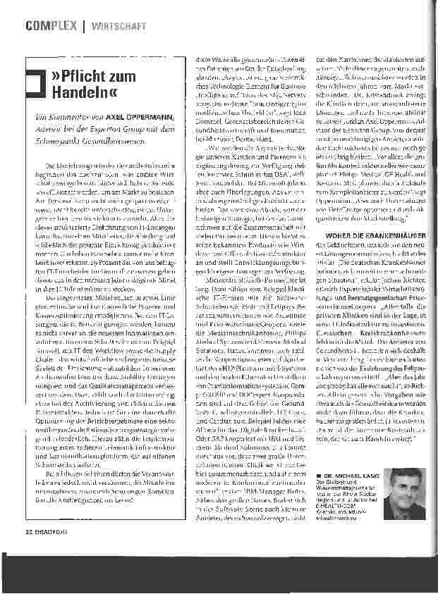Vorschauseite 6: WIRTSCHAFT - ES IST AUFGETISCHT.