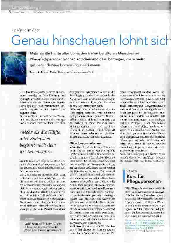 Vorschauseite 1: Genau hinschauen lohnt sich