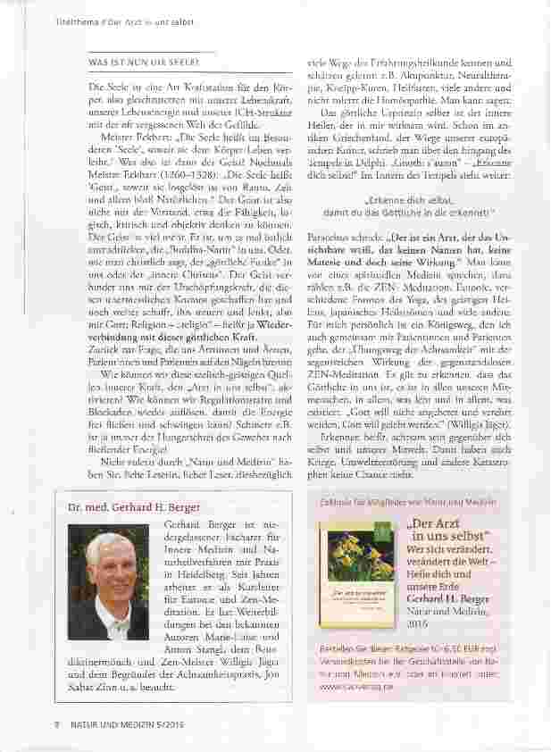 Vorschauseite 5: Der Arzt in uns selbst: Wer sich verändert, verändert die Welt