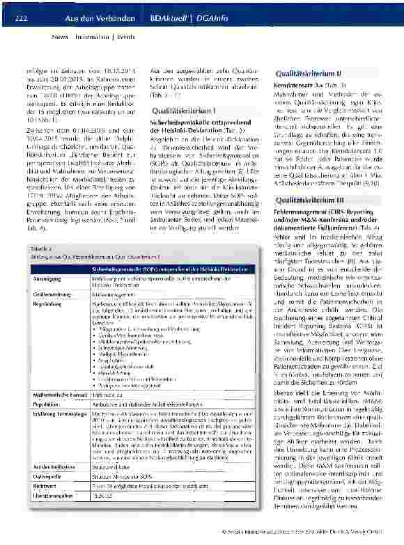 Vorschauseite 4: Qualitätsindikatoren Anästhesiologie 2015