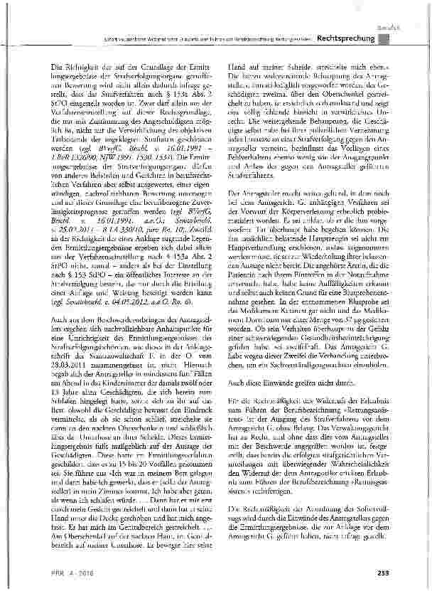 Vorschauseite 6: Sofort vollziehbarer Widerruf einer Erlaubnis zum Führen der Berufsbezeichnung Rettungsassistent
