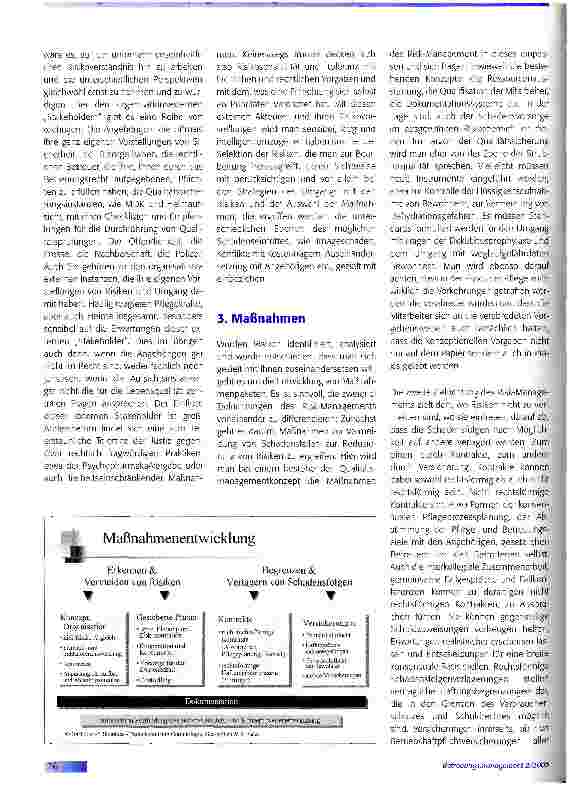 Vorschauseite 5: Risk-Management in der Altenpflege -Entlastung für die Betreuer?