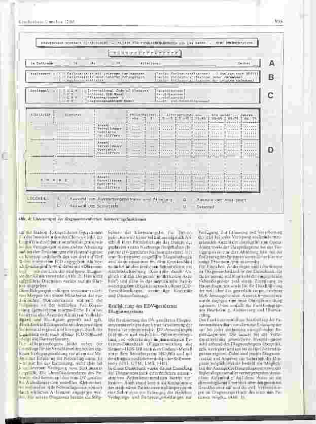 Vorschauseite 4: Realisierung eines EDV-gestützten Diagnosesystems
