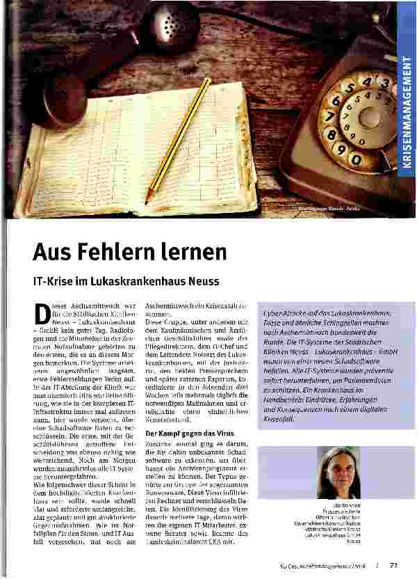Vorschauseite 1: Aus Fehlern lernen