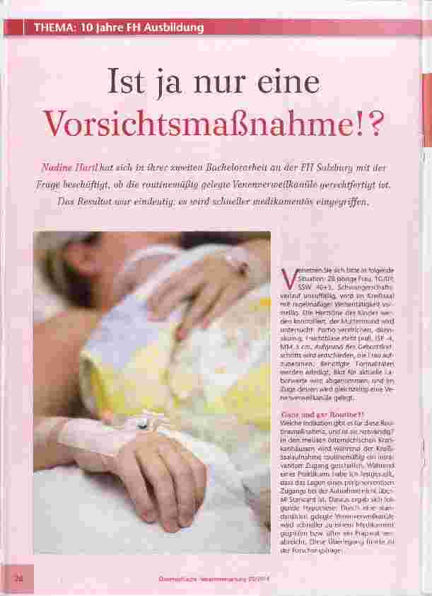 Vorschauseite 1: Ist ja nur eine Vorsichtsmaßnahme! ?