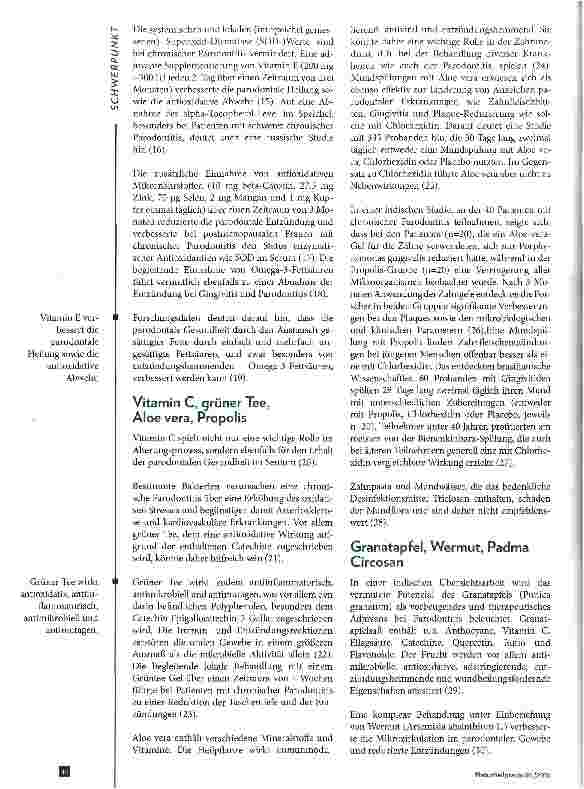 Vorschauseite 3: Chronische Parodontitis als kardialer Risikofaktor