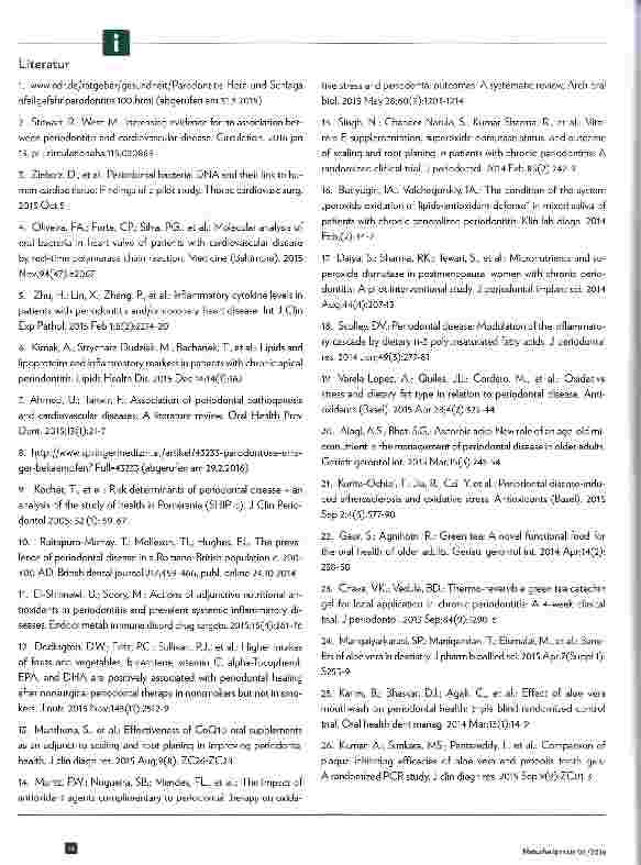 Vorschauseite 5: Chronische Parodontitis als kardialer Risikofaktor