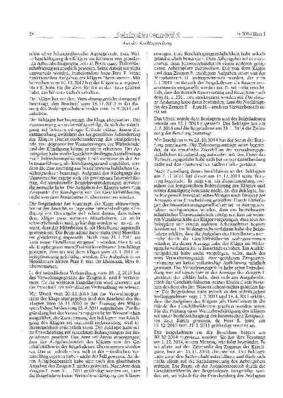Vorschauseite 3: SGB IX §§ 85, 89; KSchG § 23 Abs. 1 Sätze 2 u. 3 Zustimmung zur betriebsbedingten Kündigung eines schwerbehinderten Menschen - entscheidungserheblicher Zeitpunkt