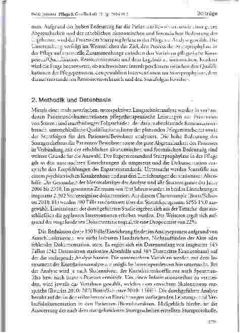Vorschauseite 4: Interdependenzanalyse der Behandlungsleistung „Sturzprophylaxe in der Pflege unter Berücksichtigung patientenbezogener, pflegefachlicher und ökonomischer Kriterien