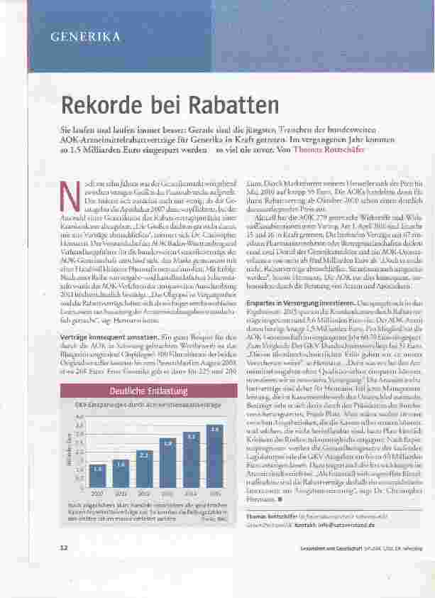 Vorschauseite 1: Rekorde bei Rabatten