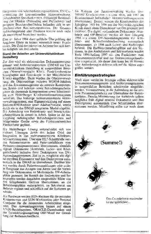 Vorschauseite 4: Rechnerunterstützte Dokumentenverwaltung und Optische Archivierung: Der Weg zur digitalen Krankenakte