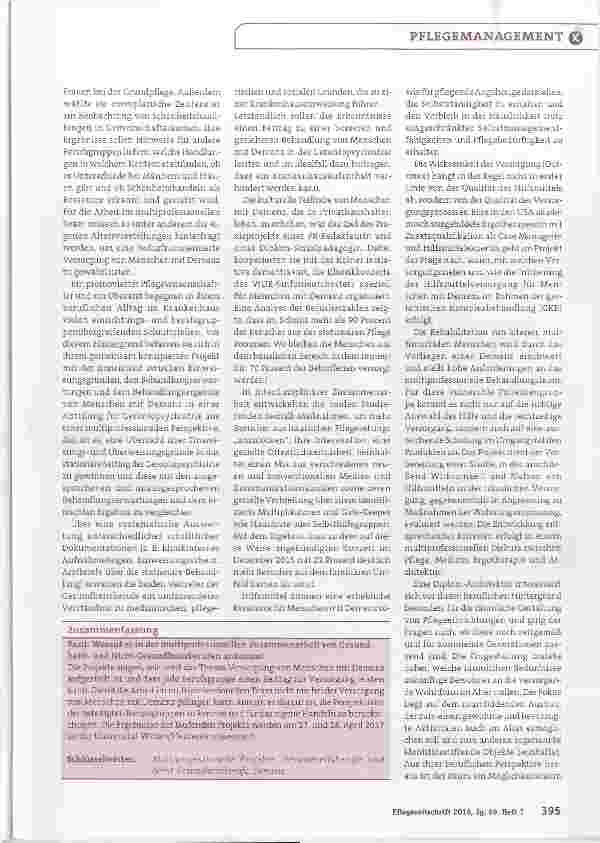 Vorschauseite 2: Innovative Projekte zur multiprofessionellen Zusammenarbeit von Gesundheitsund Nicht-Gesundheitsberufen