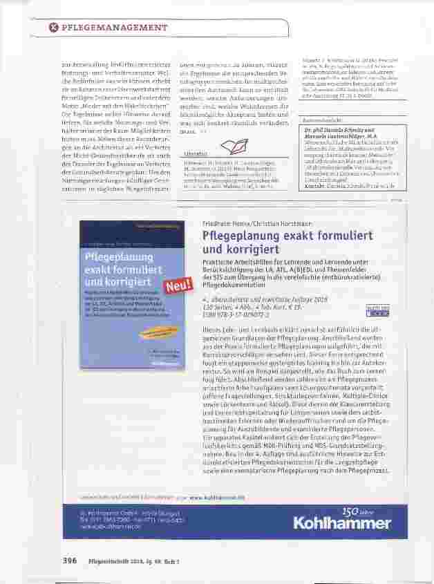 Vorschauseite 3: Innovative Projekte zur multiprofessionellen Zusammenarbeit von Gesundheitsund Nicht-Gesundheitsberufen