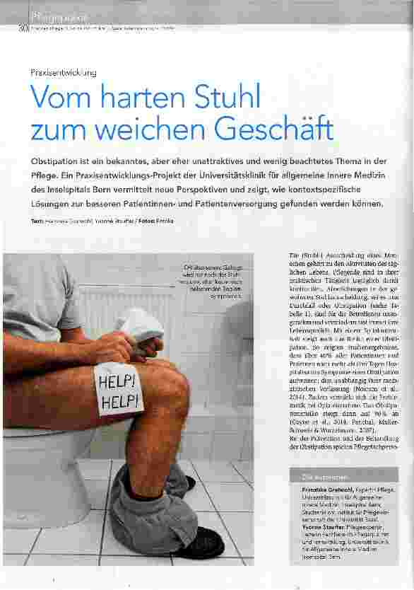 Vorschauseite 1: Vom harten Stuhl zum weichen Geschäft